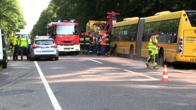 Groźny wypadek w Gliwicach! Autobus komunikacji miejskiej zderzył się z busem