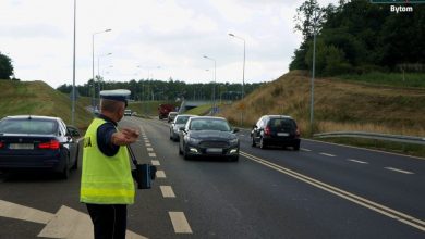 Od dziś więcej patroli na drogach. Trwa akcja "Bezpieczny Weekend" (fot.KMP Bytom)