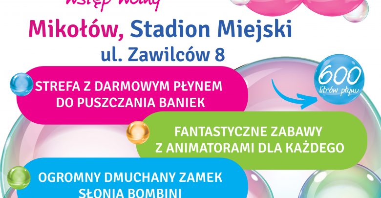 Bubble Day w Mikołowie. Miejski Ośrodek Sportu i Rekreacji zaprasza (fot.mat.prasowe)