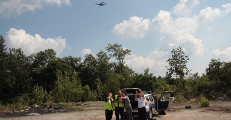 Strażnicy miejscy z Siemianowic mają nowego drona. Będą monitorować składowiska odpadów