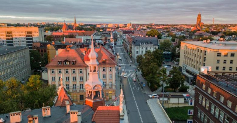 Panorama miasta Gliwice (fot. M. Baranowski / archiwum UM w Gliwicach)