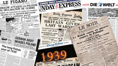 80. rocznica wybuchu II Wojny Światowej: Największe gazety na całym świecie drukują dzisiaj wojenne nagłówki