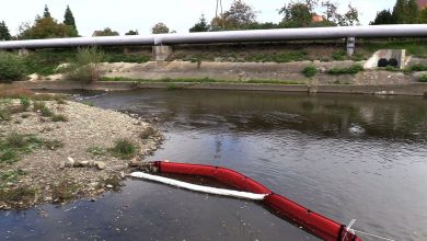 Wyciek nieznanej substancji do rzeki w Bielsku-Białej. Są wyniki badań wody [WIDEO]