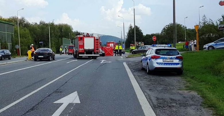 Tragiczny wypadek w Ustroniu. Nie żyje 23-letni motocyklista (fot.KPP Cieszyn)