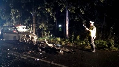 Tragiczny wypadek na DK 937! Samochody kompletnie zmiażdżone [ZDJĘCIA]