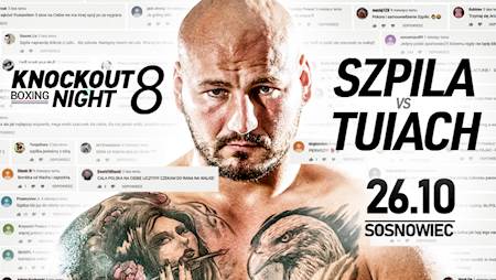 KnockOut Boxing Night 8 w Sosnowcu. W walce wieczoru Artur Szpilka (fot.ebilet.pl)