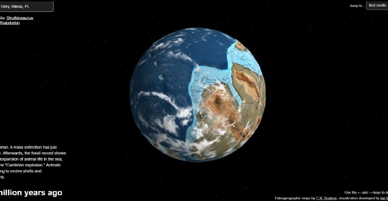 Genialne! Dzięki tej mapie możesz sprawdzić jak wyglądało twoje miasto 750 mln lat temu