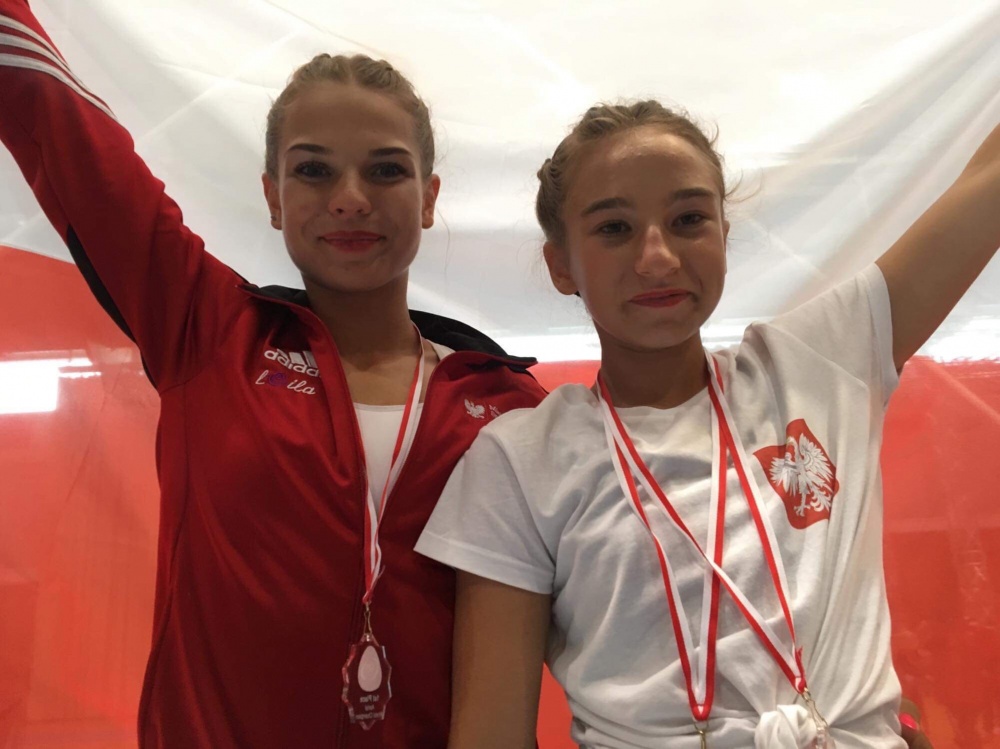 Julia Wojciechowskia z Bytomia wywalczyła mistrzostwo świata w akrobatyce powietrznej (fot. UM Bytom)