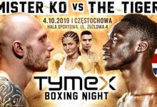 Tymex Boxing Night w Częstochowie. W walce wieczoru Parzęczewski vs Mendy (fot.ebilet)