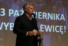 Sosnowiec: Aleksander Kwaśniewski przyjechał poprzeć kandydatów Lewicy