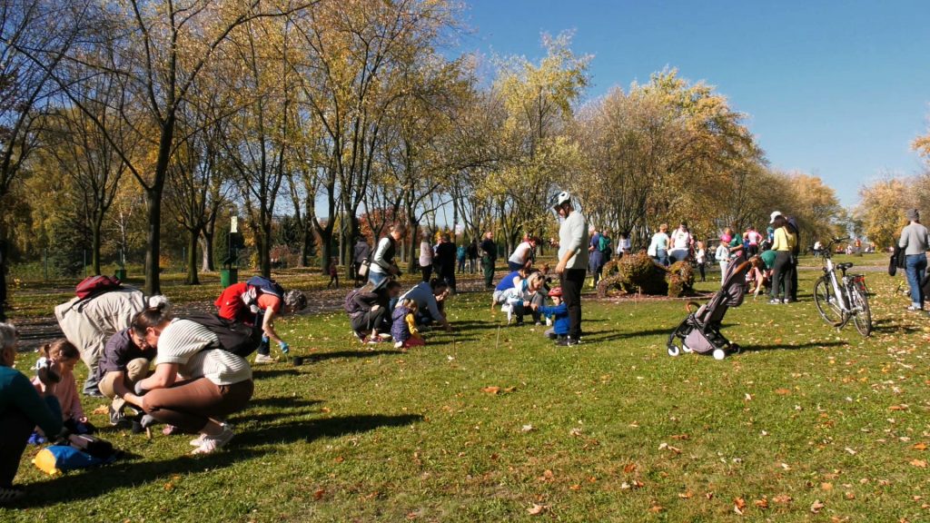 Do ziemi trafiło aż 10 tysięcy cebulek! Dziś w Parku Śląskim odbyła się Krokusowa Niedziela