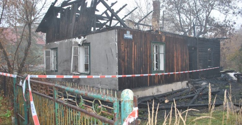 Pożar w Antoniowie (fot. policja)