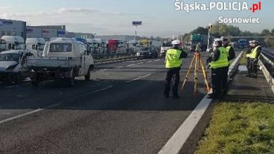 Karambol na trasie S1 w Sosnowcu, jaki miał miejsce dzisiaj rano sparaliżował kompletnie ruch na tej trasie! Do szpitala trafiły 4 ranne osoby.