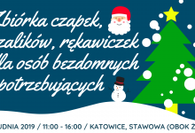 Katowice: Zbiórka czapek, szalików i rękawiczek. Rzeczy trafią do osób bezdomnych i potrzebujących (fot.mat.prasowe)