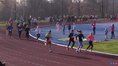 Przeganiali glejaka w Rudzie Śląskiej [WIDEO] Tak wyglądał bieg pamięci na stadionie MOSiR