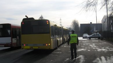 Śląskie: Pijany Ukrainiec za kierownicą autobusu miejskiego. To nie pierwszy raz! (fot. KPP Będzin)