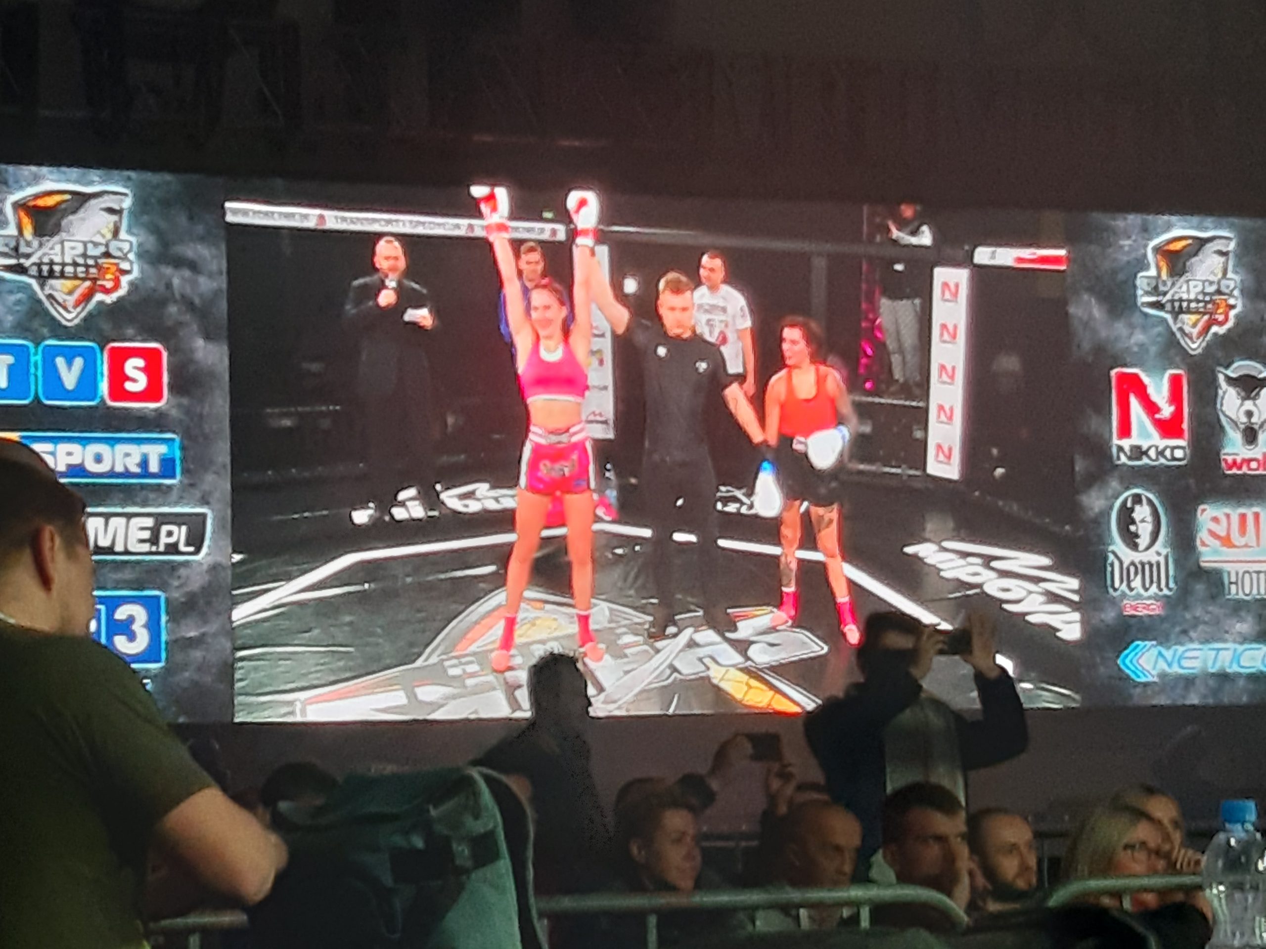 Dominika "Zośka" Filec obroniła pas zawodowego Mistrza Polski K-1 ISKA – 57 kg