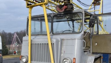 Mężczyzna przygnieciony przez dźwig. Zginął na miejscu. Operator był pijany (fot.Policja Lubelska)