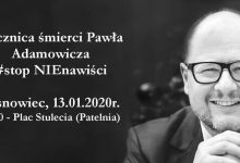 Rocznica śmierci Pawła Adamowicza. Uczniowie z Sosnowca wspomną prezydenta
