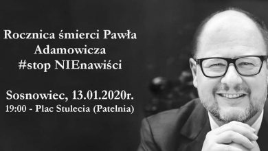 Rocznica śmierci Pawła Adamowicza. Uczniowie z Sosnowca wspomną prezydenta