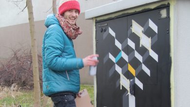 Katowice: Moderna na skrzynkach elektrycznych. Katowicki artysta pomaluje wybrane skrzynki w Śródmieściu Katowic (fot.UM Ktowice)