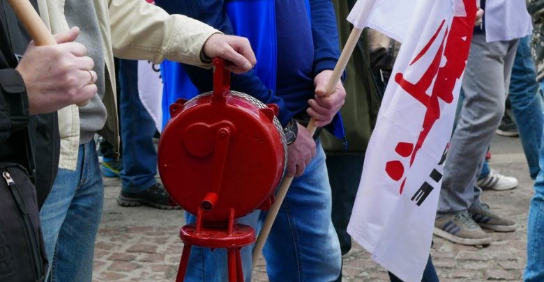 Jeden z pierwszych strajków solidarnościowych odbył się w Tarnowskich Górach