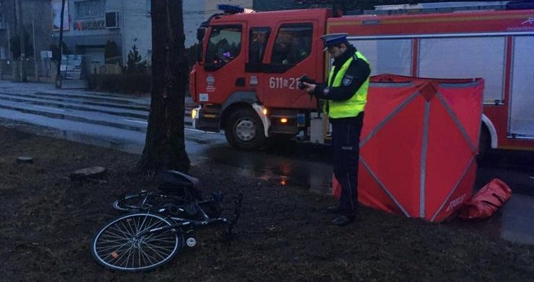 Tragiczny wypadek w Sosnowcu. Nie żyje 61-letni rowerzysta (fot.Śląska Policja)