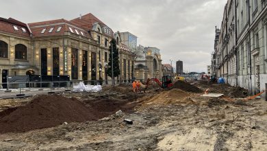 Katowice: Ulica Dworcowa staje się powoli deptakiem miejskim (fot.UM Katowice)