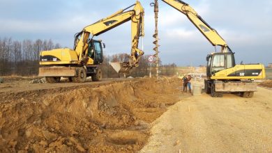 Trwa budowa zachodniej obwodnicy Gliwic. Wprowadzono tymczasową organizację ruchu