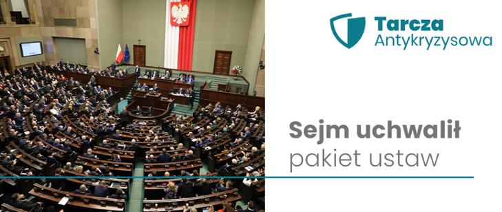 Pakiet dotyczący tarczy antykryzysowej uchwalony przez Sejm. Co przewiduje pakiet? (fot.MI)