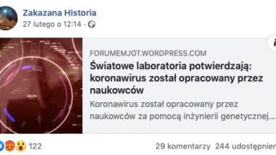 Policja przestrzega przed fake newsami dotyczącymi koronawirusa. Fot. Policja Polska