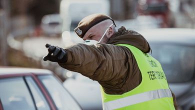 Epidemia koronawirusa: Terytorialsi trafili na granice. Pomagają w kontrolach Straży Granicznej. foto: Wojska Obrony Terytorialnej/facebook