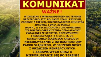 Nie korzystajcie z infrastruktury Parku Śląskiego! Zarząd Parku Śląskiego apeluje (fot.Park Śląski)