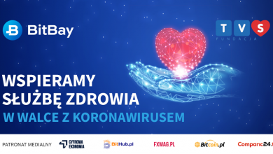 BitBay i Fundacja TVS czyli wielka zbiórka na rzecz wsparcia służby zdrowia w walce z koronawirusem