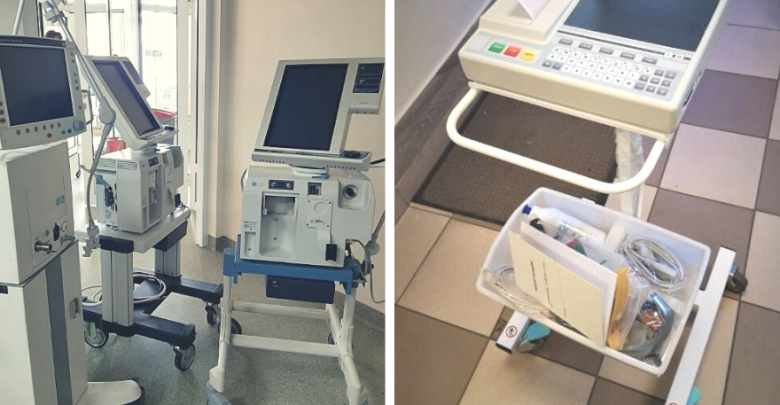 Szpital Miejski w Gliwicach z nowym sprzętem. Respiratory kupiło miasto (fot.UM Gliwice/Szpital Miejski nr 4 w Gliwicach)