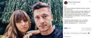 Koronawirus: Anna i Robert Lewandowscy dają 200 tys.zł na szpital w Tychach! (fot.facebook)