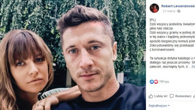 Koronawirus: Anna i Robert Lewandowscy dają 200 tys.zł na szpital w Tychach! (fot.facebook)