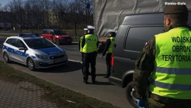 Śląskie: Policjanci i żołnierze WOT pilnują, czy nie łamiecie rządowych obostrzeń! (fot.Śląska Policja)