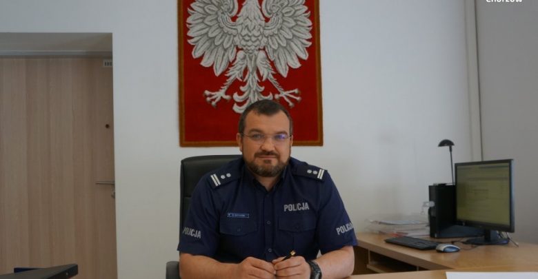 Nowy komendant w Chorzowie. p.o. Komendanta Miejskiego Policji w Chorzowie młodszy inspektor dr Grzegorz Matuszek (fot. KMP Chorzów)
