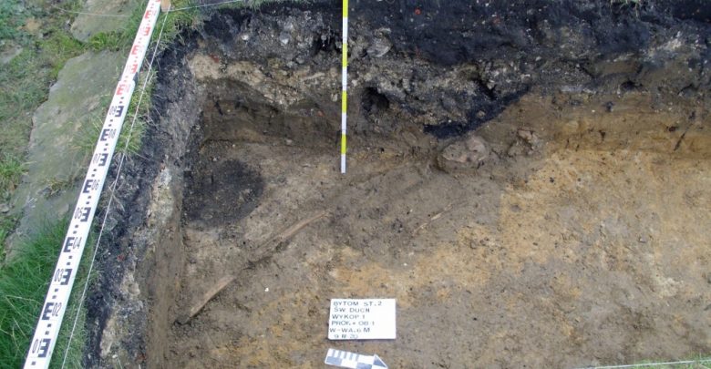 Niesamowite odkrycie w Bytomiu! Okryto jamy grobowe i dwa groby [FOTO] (fot. um Bytom)