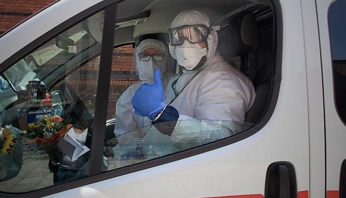 Trzech ozdrowieńców opuściło szpital jednoimienny w Gliwicach (fot.Szpital Miejski nr 4 w Gliwicach)