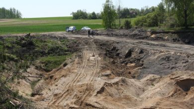 Sprzedawał żwir należący do urzędu gminy. Został zatrzymany (fot.KPP Bielsk Podlaski)