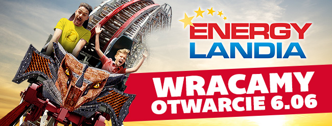 Energylandia wraca do gry! Ponowne otwarcie największego parku rozrywki w Polsce w sobotę, 6 czerwca! (fot.mat.prasowe)