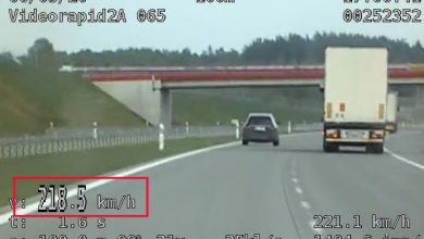 Śląskie: Prawie 140km/h za szybko! [WIDEO] Policjanci z grupy Speed zatrzymali kierowcę mercedesa (fot.Śląska Policja)