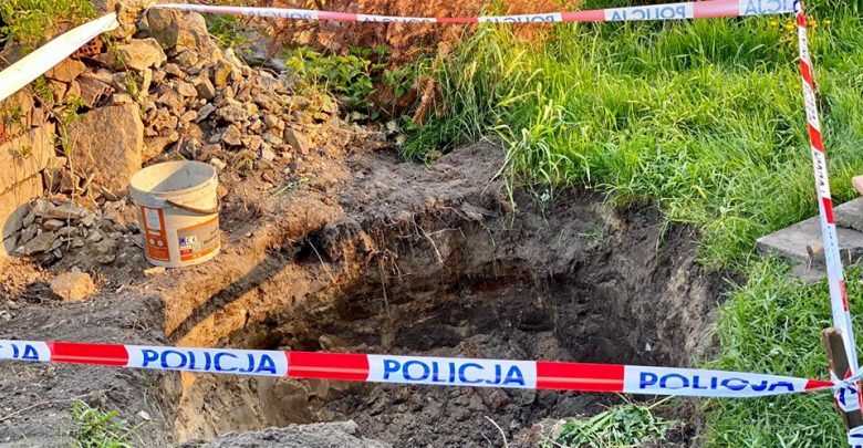 Niewybuch w Mysłowicach. Ewakuowano ponad 50 osób (fot.Śląska Policja)