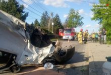 Śląskie: „To cud, że nikt nie zginął”. Szaleńcza jazda pijanej 43-latki [ZDJĘCIA] (fot.Śląska Policja)