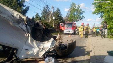 Śląskie: „To cud, że nikt nie zginął”. Szaleńcza jazda pijanej 43-latki [ZDJĘCIA] (fot.Śląska Policja)