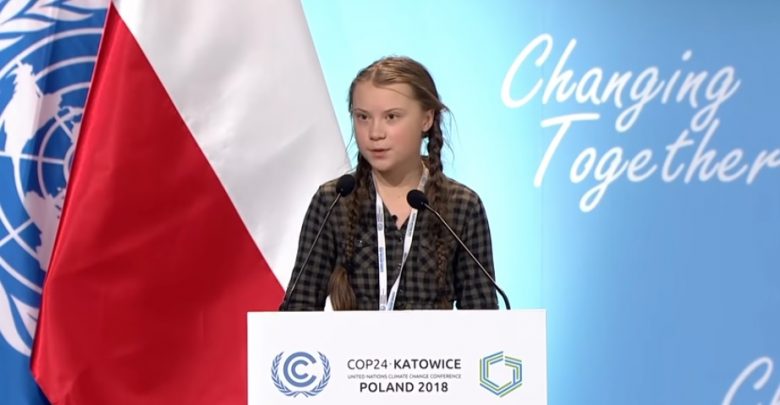 Greta Thunberg przesiada się z ekologi na wirusy. Teraz walczy z COVID-19 (fot.youtube.com/ Connect4Climate)
