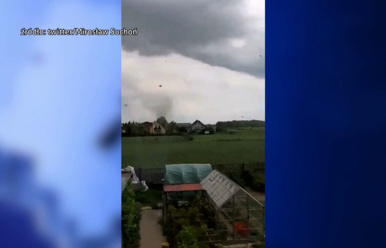 Wczorajsza trąba powietrzna wyglądała bardzo groźnie. Dzisiaj miejscowi powoli dochodzą do siebie i przypominają tamten moment, bo wszystko trwało bardzo krótko