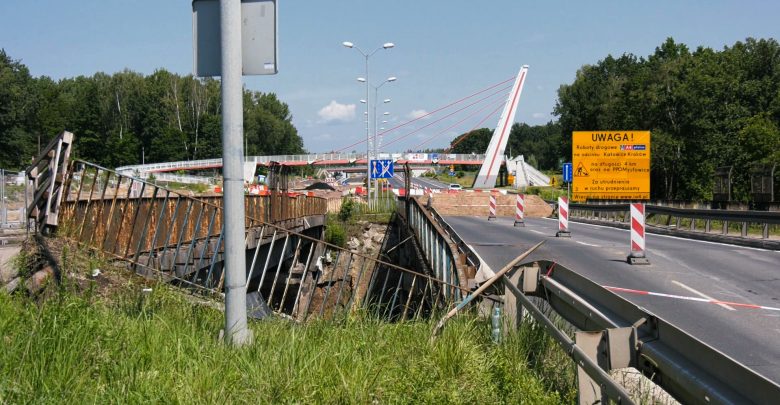 Katowice: Osunięcie ziemi i zamknięty wiadukt na DK 86 skomplikuje życie kierowcom na kilka miesięcy!